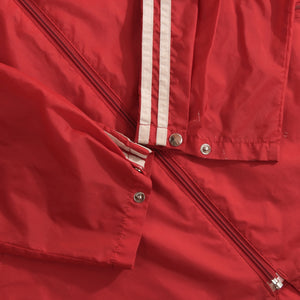 Vintage 80er Jahre Adidas Nylon Regenjacke Größe D52 - rot