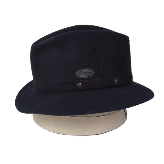 Borsalino Filzhut Größe 60 - Marineblau