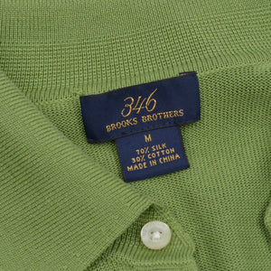 Brooks Brothers 346 Pullover aus Seide/Baumwolle - Grün