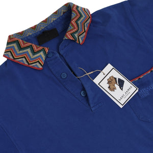 Vintage Missoni Mare Poloshirt Größe L - blau