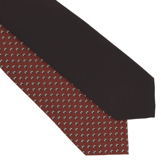 Adlmüller Wien Silk Ties x2 - Brown/Red