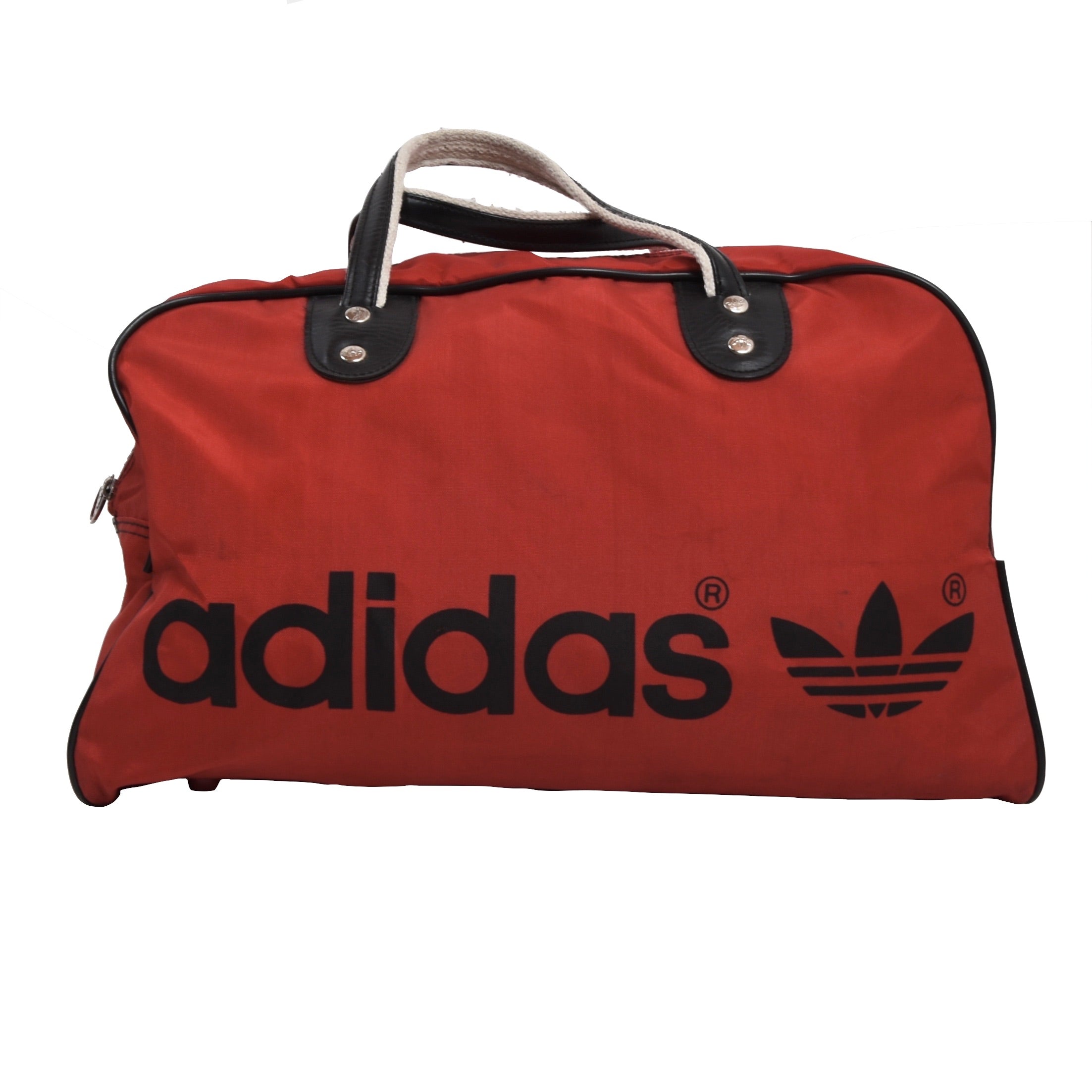 Vintage Adidas Nylon Sporttasche rot