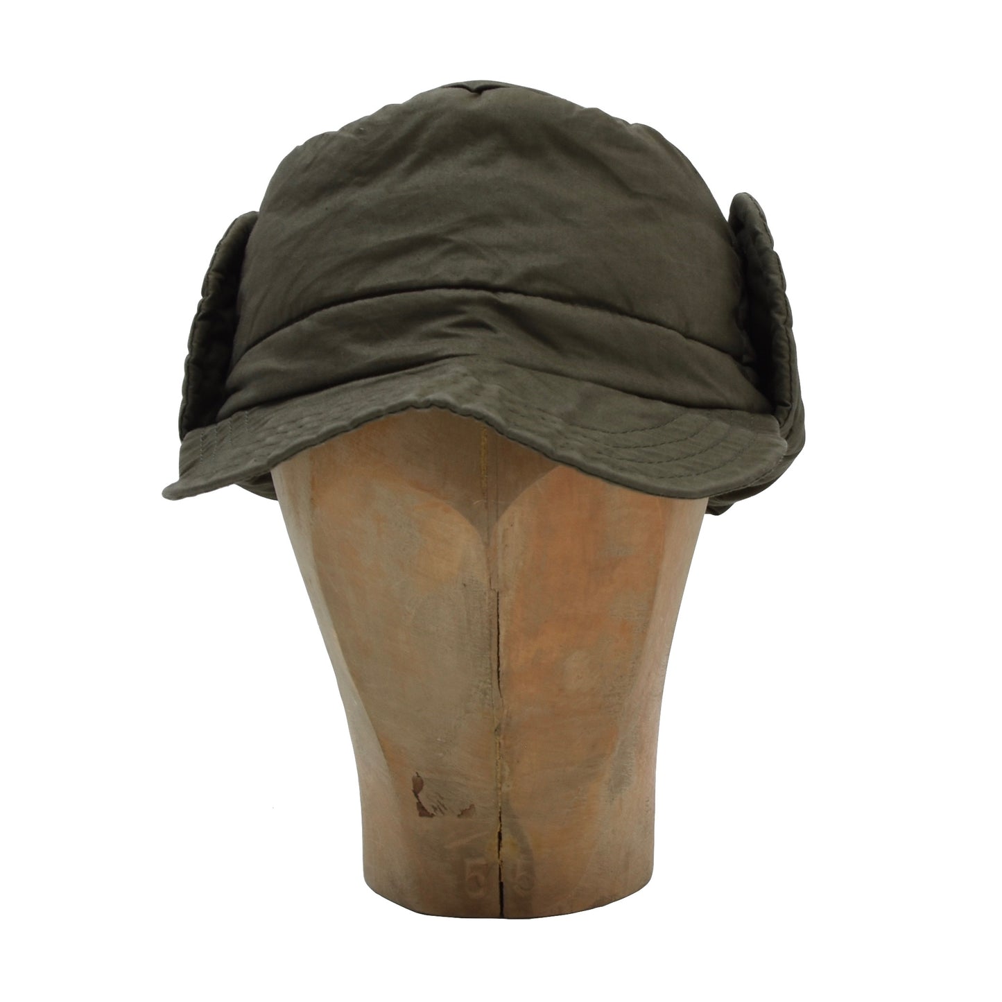 Vintage Elch Wool-Insulated Hunting Hat/Cap Größe 3 - grün