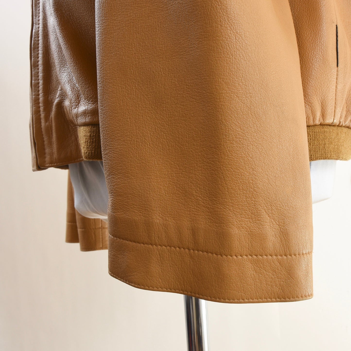 Strellson Lederjacke Größe 52 - Cognac Tan