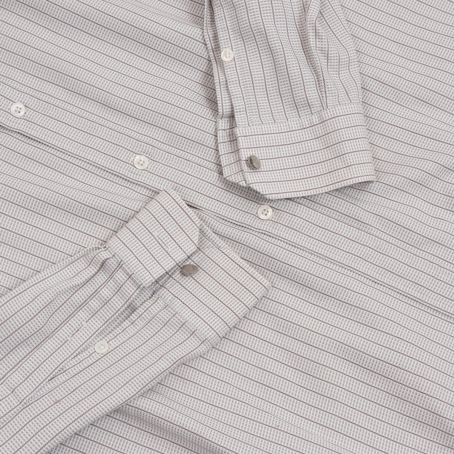 Hermès Paris Dress Shirt Size 44/17.5 - Stripes