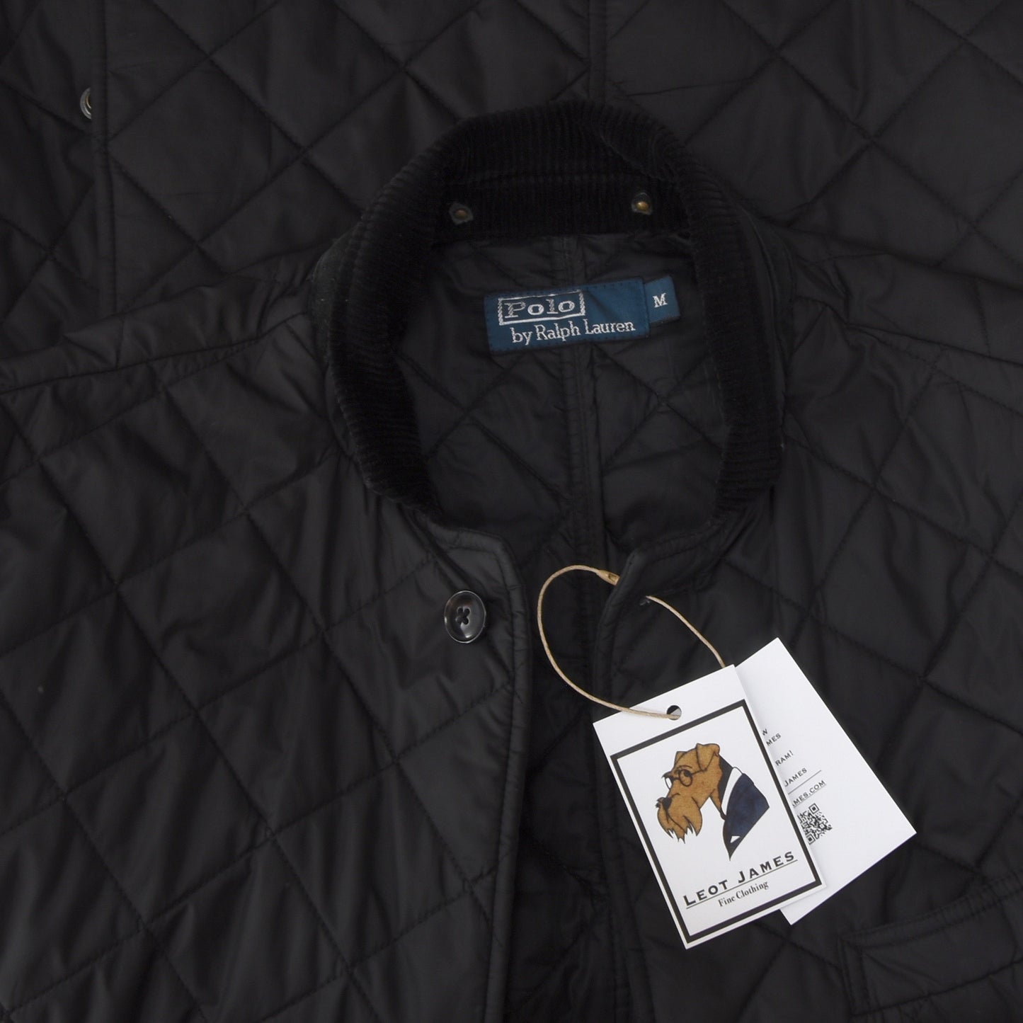 Polo Ralph Lauren Quilted Jacket Size M - Black