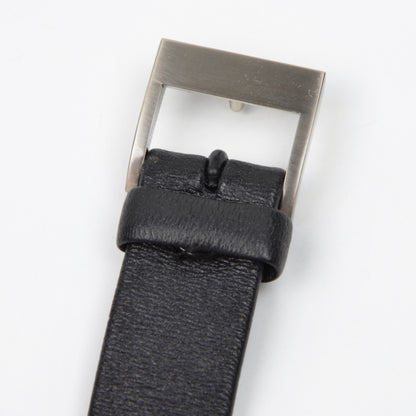 L'Aiglon Vachette Leather Belt Size 40/100 - Black