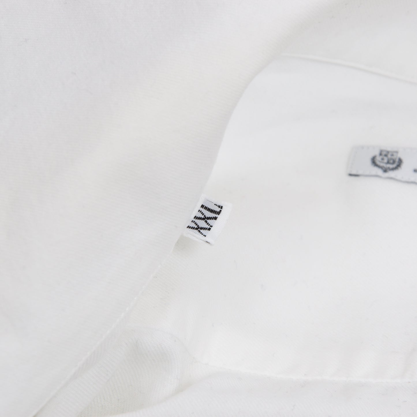 Loro Piana One-Piece Collar Shirt Size XXL - White