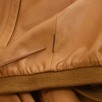 Strellson Lederjacke Größe 52 - Cognac Tan