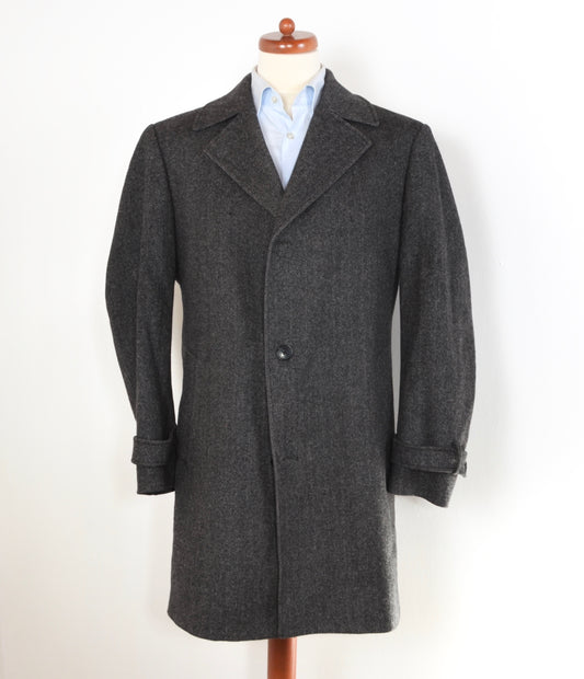 Walbusch Wool Overcoat Size 26/52S - Grey
