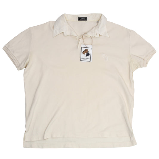 Gianni Versace Couture Poloshirt Größe 54 - Ecru