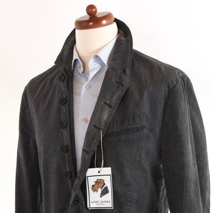 John Varvatos Artisan Cotton/Linen Jacket Size 54 - Grey