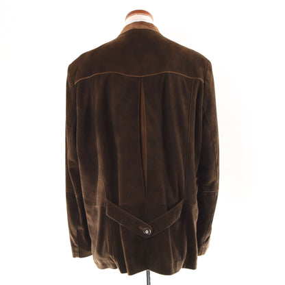 Spieth & Wensky Goat Suede Leather Janker/Jacket Size 54 - Brown