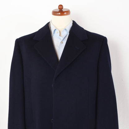 Classic Bierkopf Overcoat Gledhill Wool  - Navy