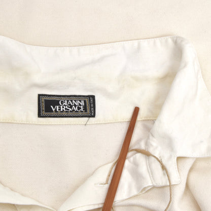 Gianni Versace Couture Poloshirt Größe 54 - Ecru
