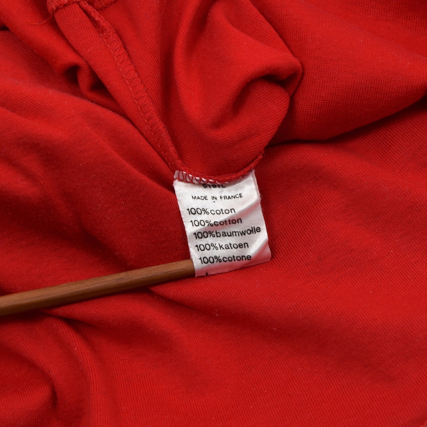 2x Vintage Lacoste Cotton Turtleneck Sweaters Size 6 - Red & Navy Blue