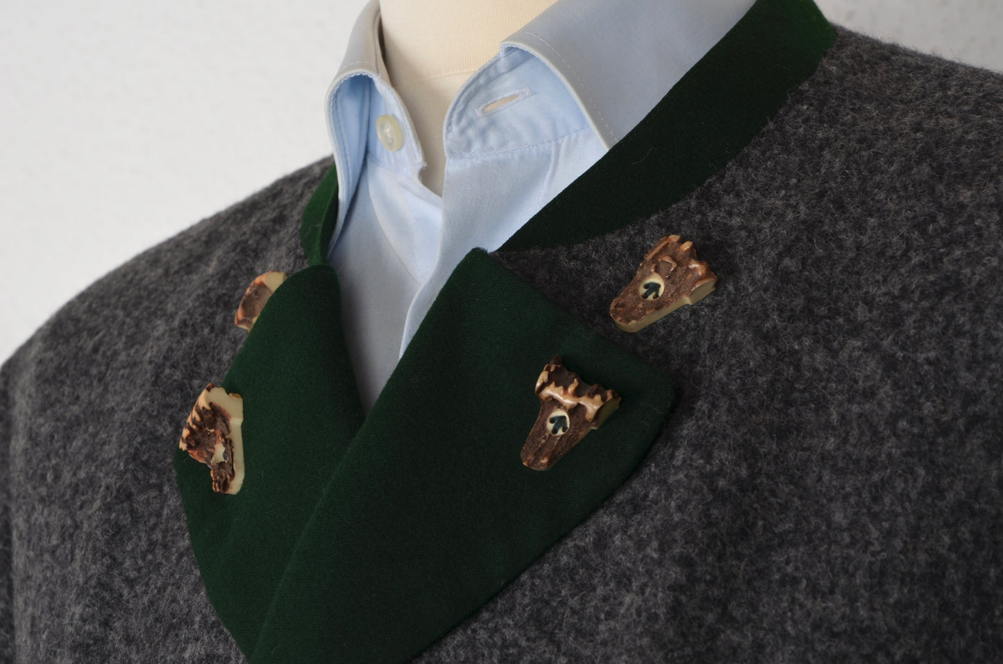 Habsburg Kleider Baby Alpaca Janker/Traditional Jacket Size 54 - Grey