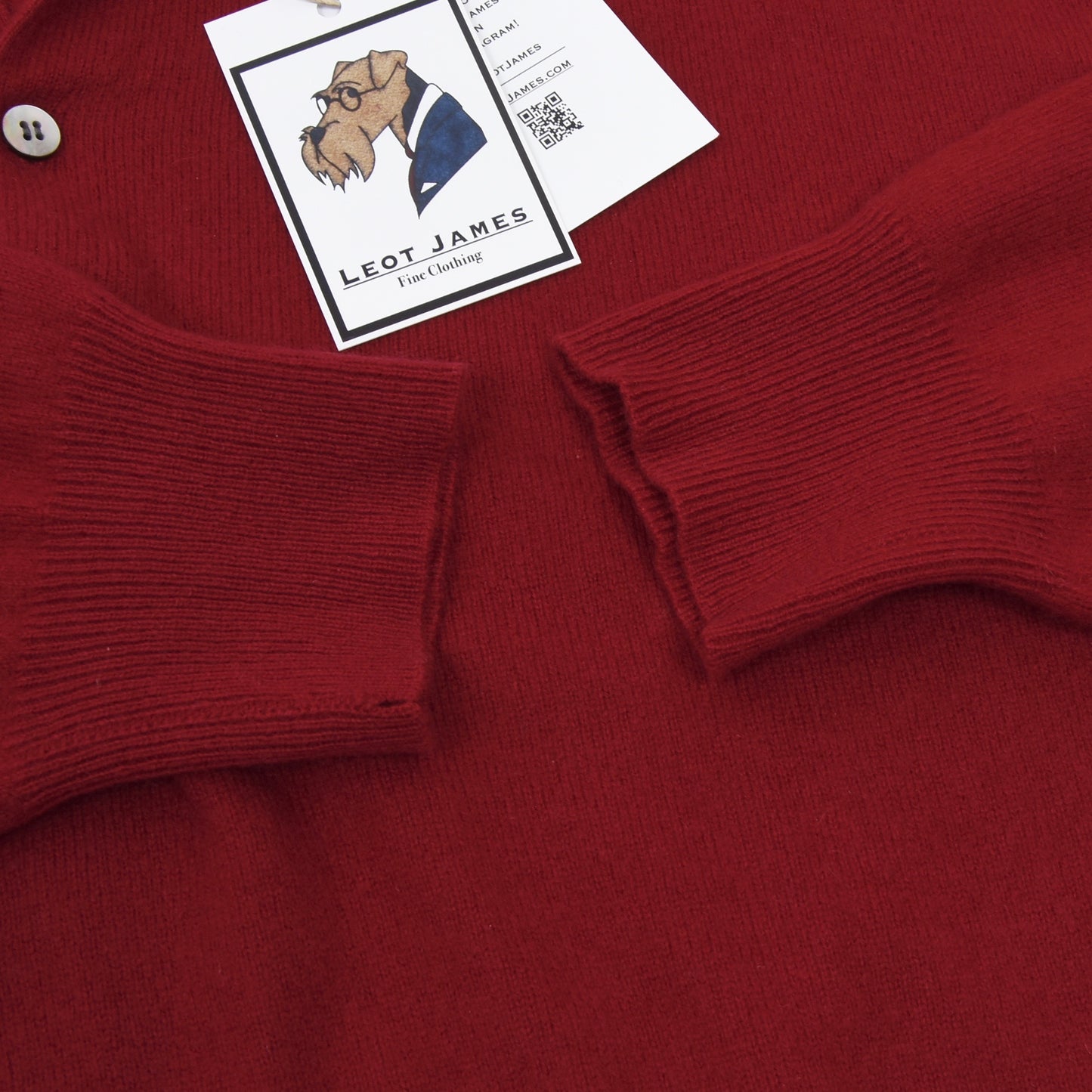Max Calvin 100% Cashmere Polo Sweater Size XXL - Red