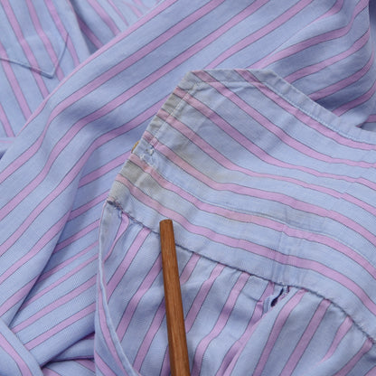 Kiton Napoli Long Sleeve Shirt Shirt Size 39 - Stripes