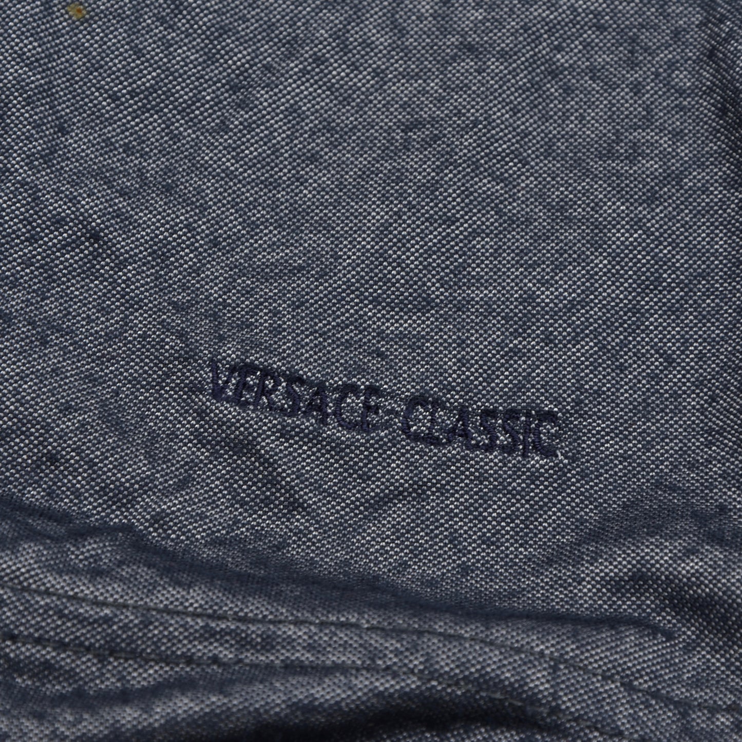 Versace Classic Stretch Polo Shirt Size XXL - Metallic Charcoal