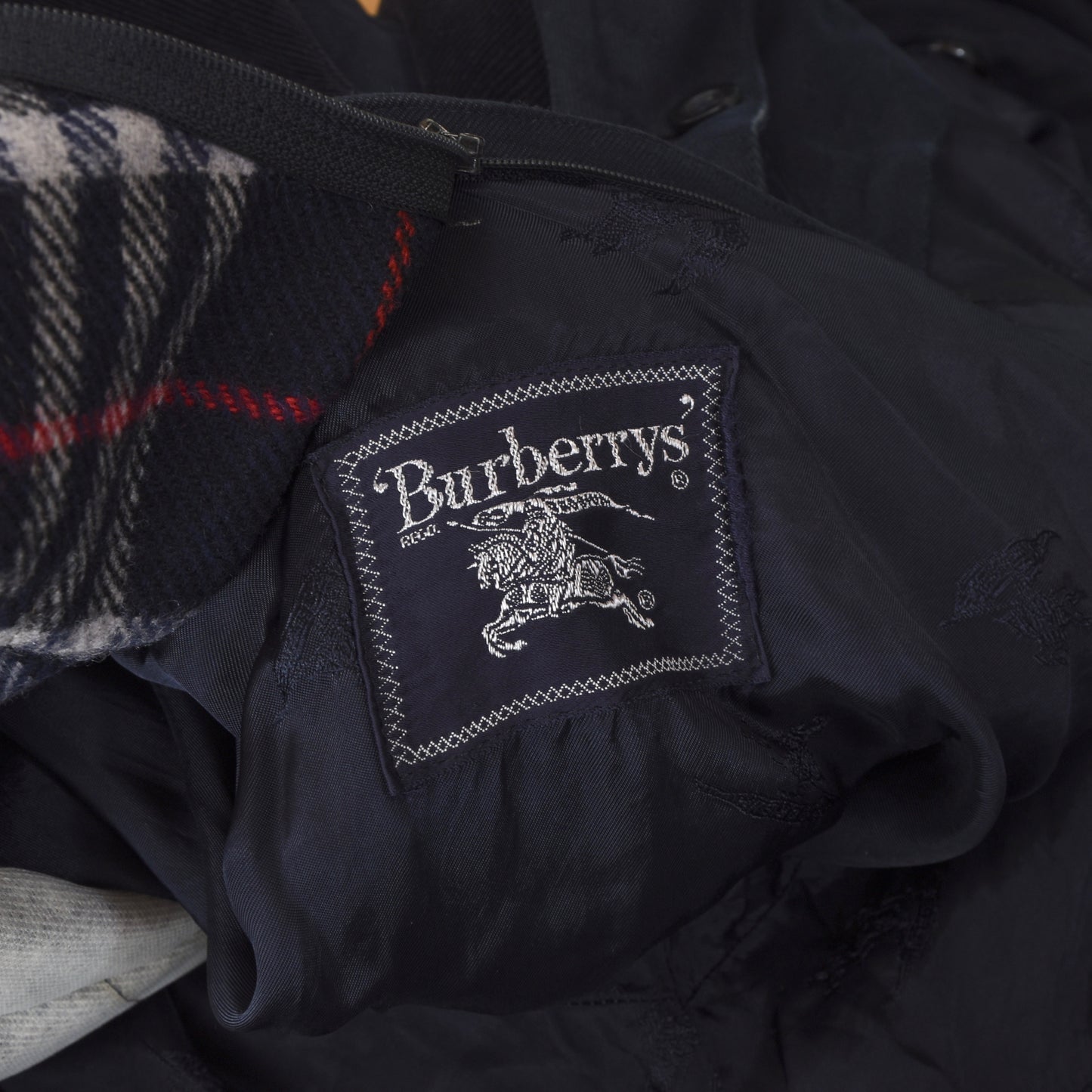 Vintage Burberrys Jacke + herausnehmbares Futter - Marineblau