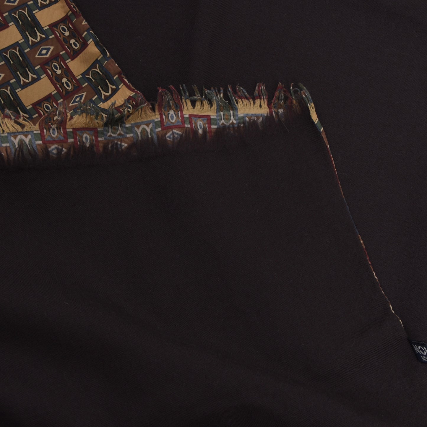 Trussardi Double-Sided Silk/Wool Dress Scarf
