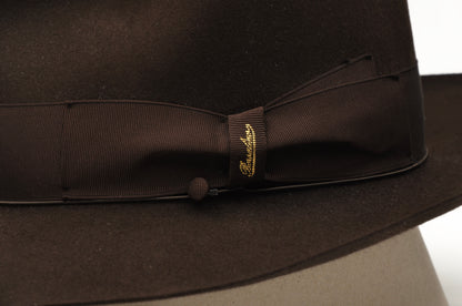 Borsalino Felt Hat Size 57 - Chocolate Brown