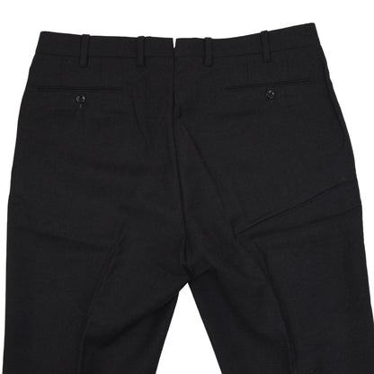 Incotex Super 100s Flannel Wool Pants Size 52 - Charcoal