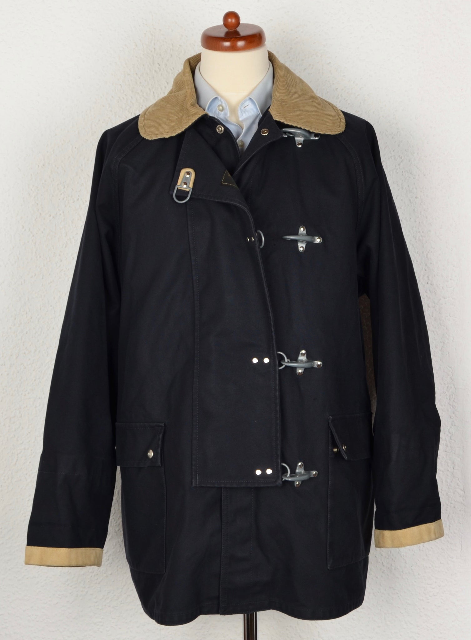 Fay Fireman's Canvas Coat Size L - Navy – Leot James