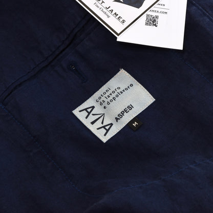 Aspesi Linen Jacket Size M - Navy Blue