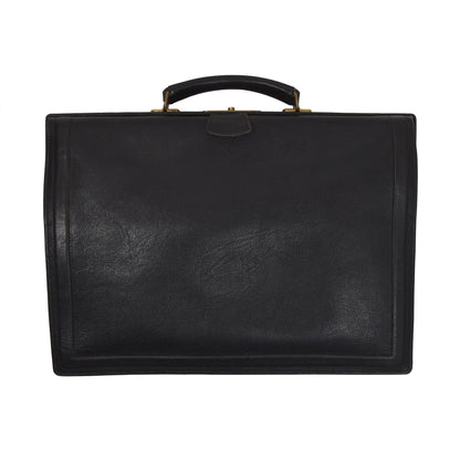 Josef Winkler Wien Leather Briefcase - Black