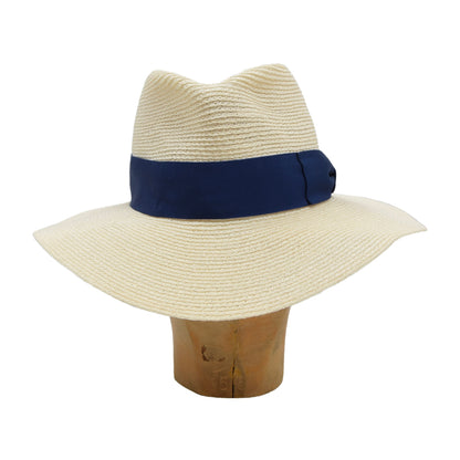 Borsalino Hemp Panama Hat Size M - Beige