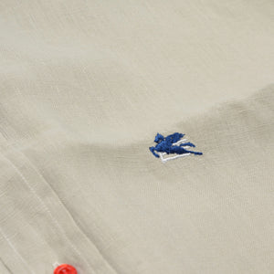 Etro Milano 100 % Leinenhemd Größe 39 - Sand