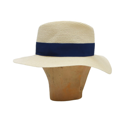 Borsalino Hemp Panama Hat Size M - Beige