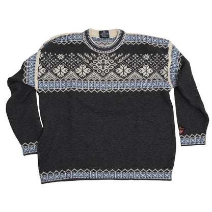 Skjaeveland Wool Norwegian Sweater Size XXL - Grey