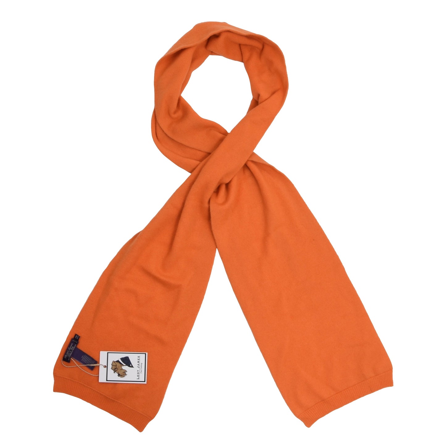 Ralph Lauren Purple Label Schal aus 100 % Kaschmir - Orange