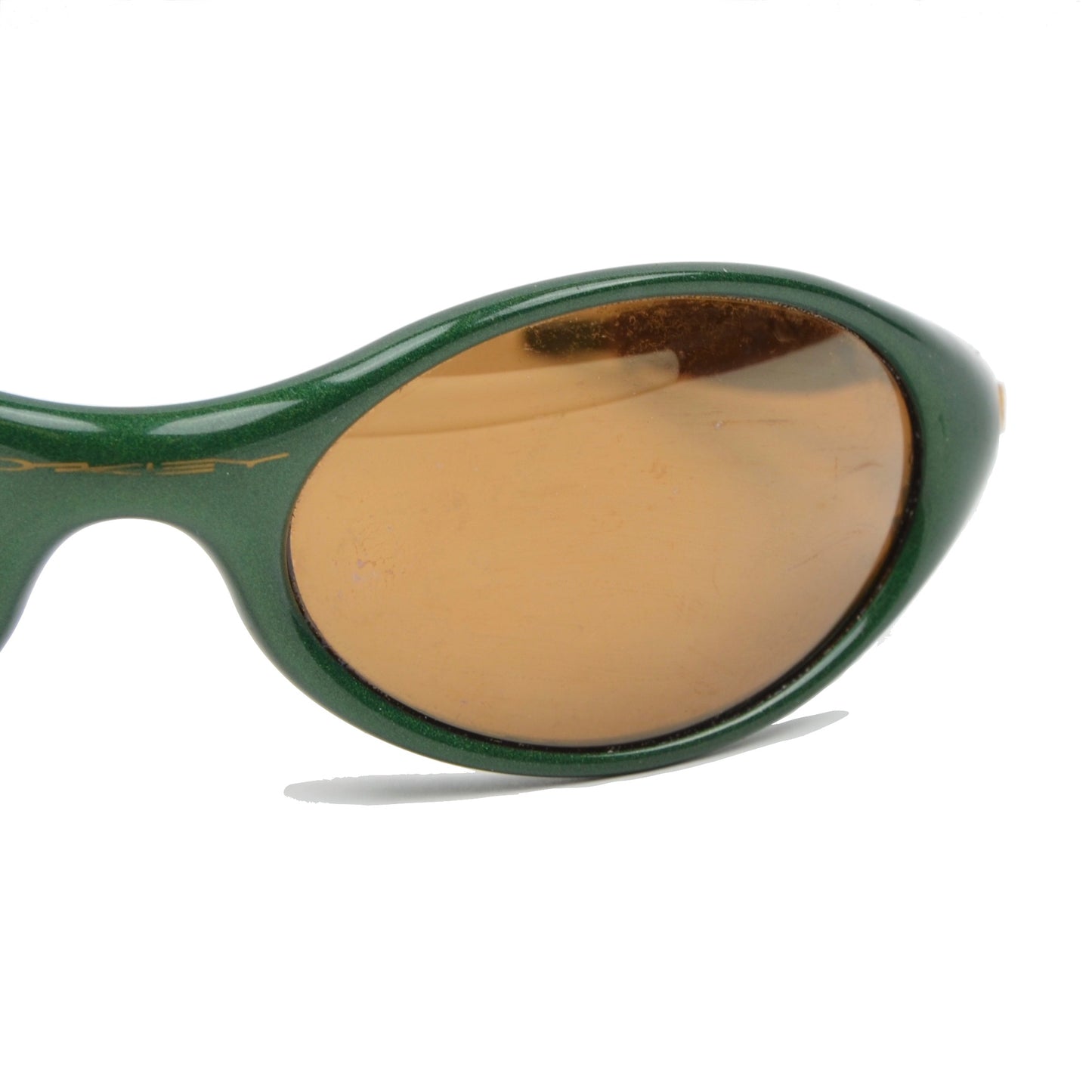 Oakley Eye Jacket Sonnenbrille - Moosgrün &amp; Gold Iridium