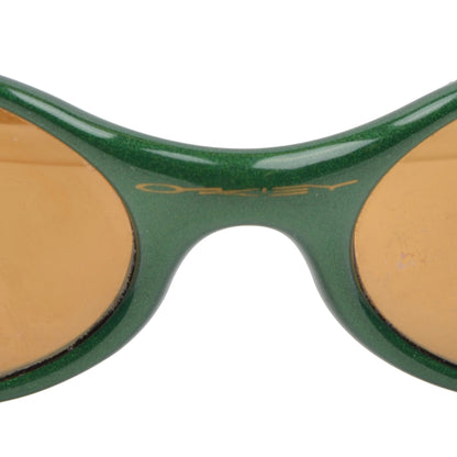 Oakley Eye Jacket Sonnenbrille - Moosgrün &amp; Gold Iridium