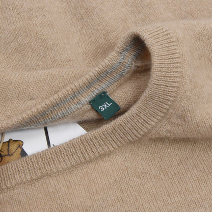 Greenfield Classic 100% Cashmere Sweater Size 3XL - Beige