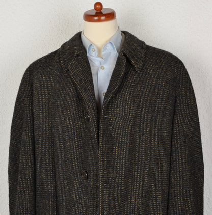 Classic Tweed Overcoat by Burberrys Size UK 48 - Moss Green