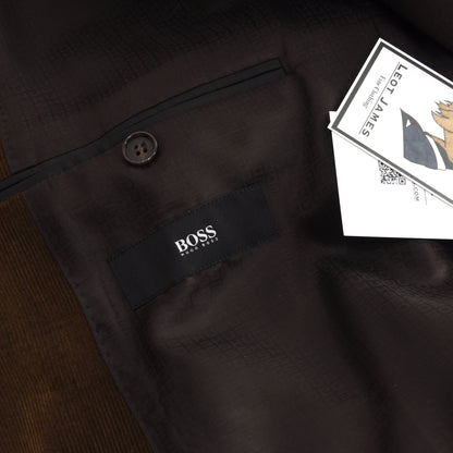 Hugo Boss Cordanzug Größe 48 - Braun