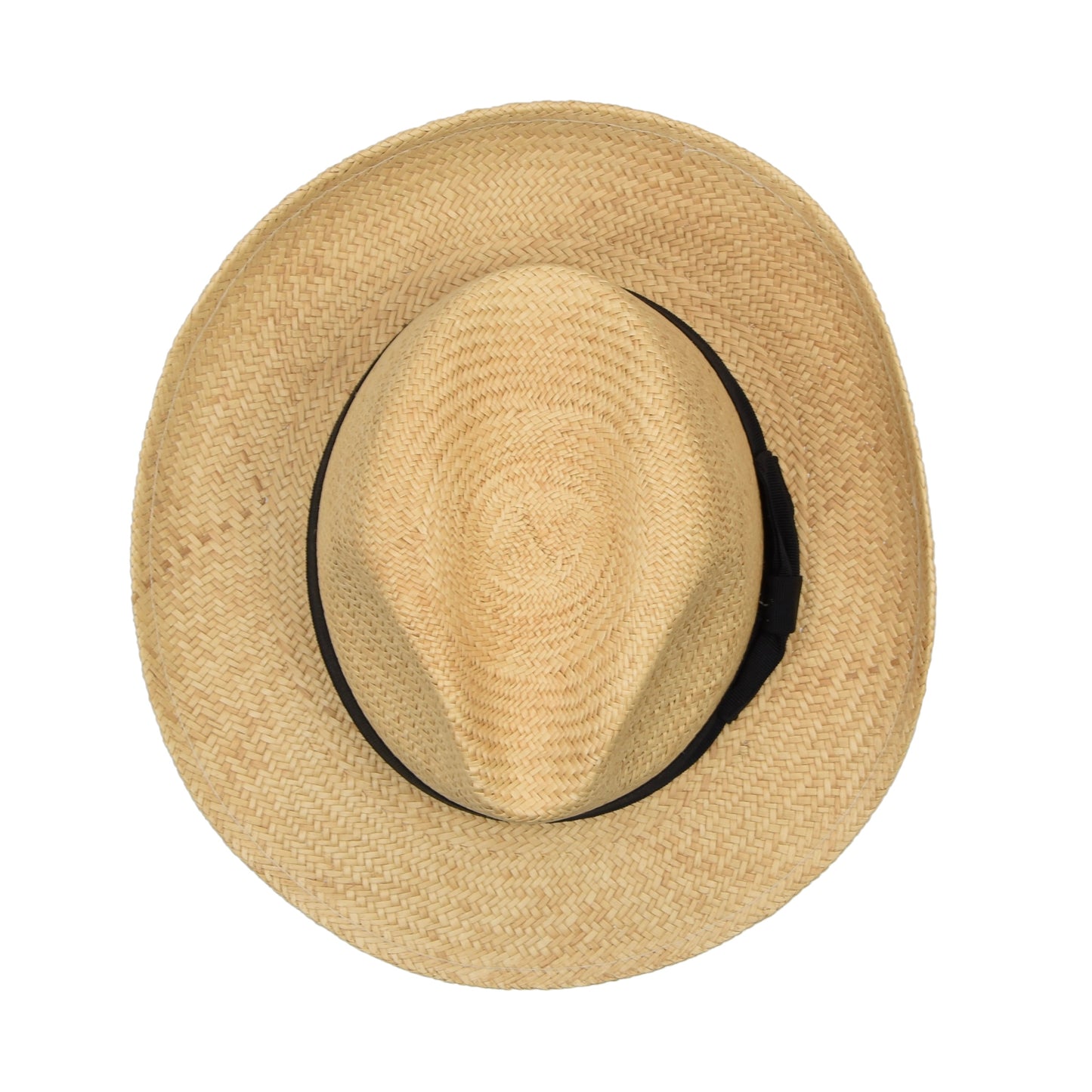 Oriental Panama Straw Hat Size 57 - Beige/Tan