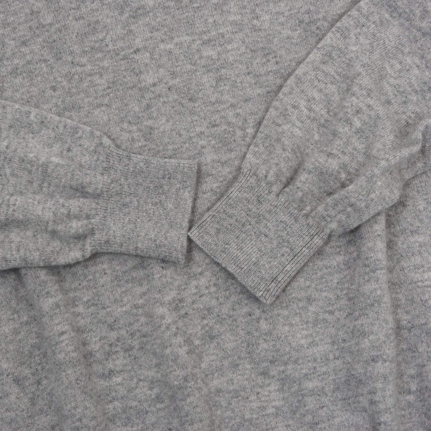 Greenfield Classic Pullover aus 100 % Kaschmir, Größe 3XL – Graumeliert
