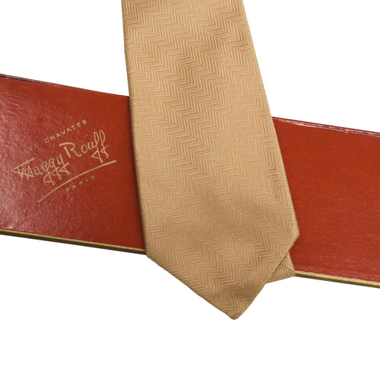 Maggy Rouff Paris Silk Tie - Gold