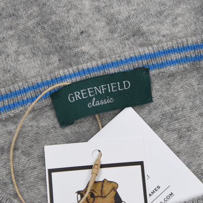 Greenfield Classic Pullover aus 100 % Kaschmir, Größe 3XL – Graumeliert