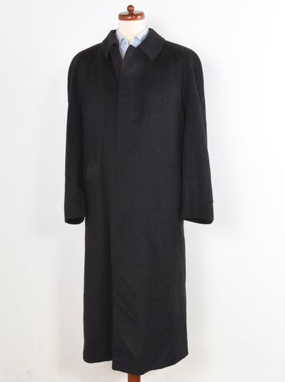 Don Gil 100% Cashmere Overcoat Size 48 - Charcoal