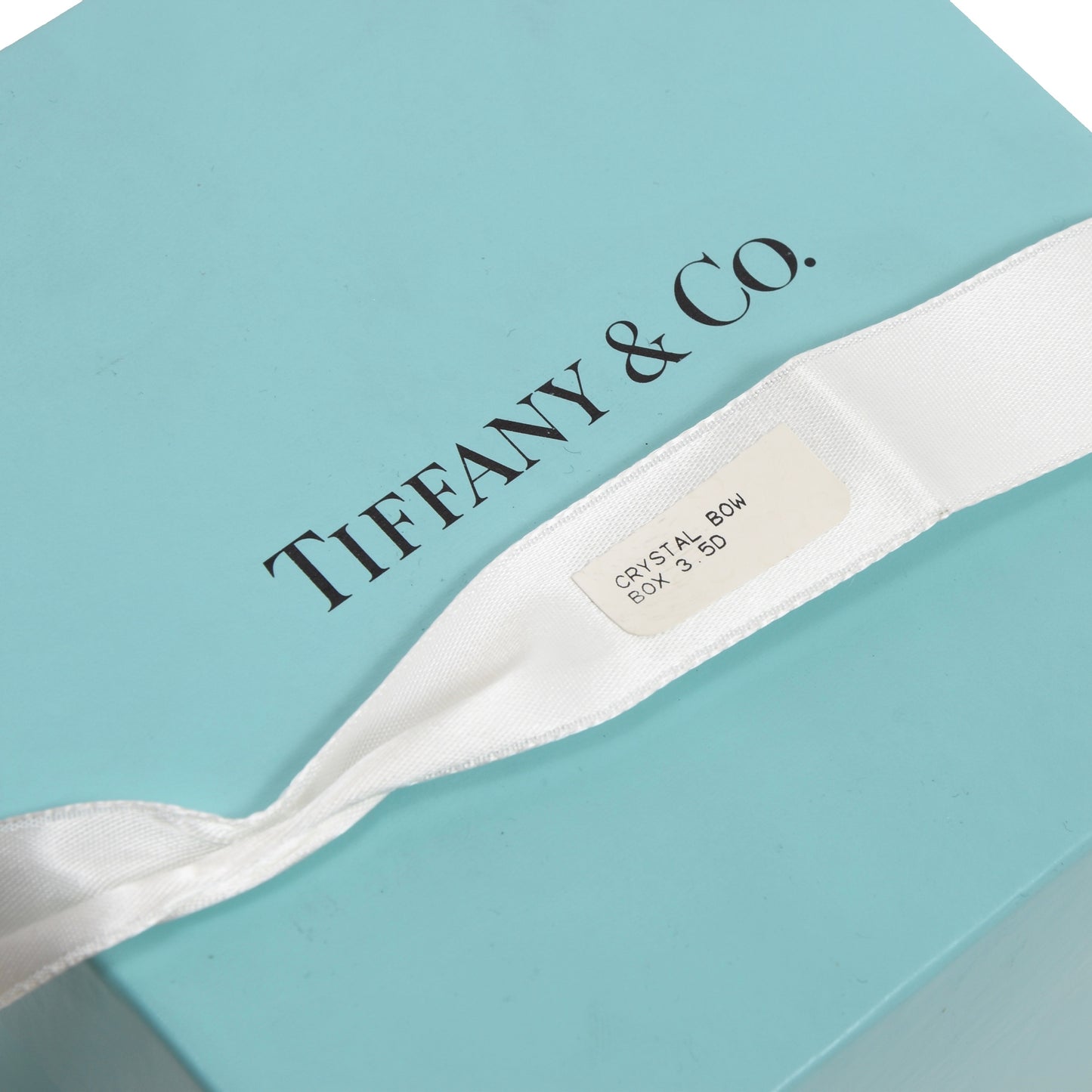 Tiffany & Co. Crystal Gift Box - 8cm