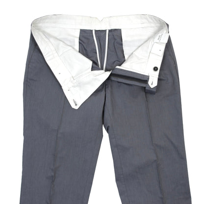 Luca D'Altieri Unstructured Cotton Suit Size 54 - Blue-Grey