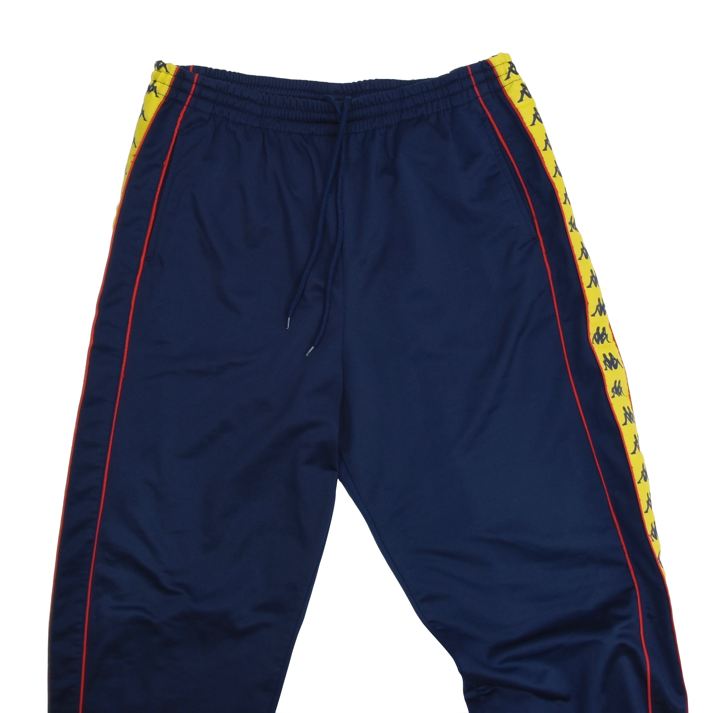 Vintage 1990s Kappa Tear Away Track Pants Size XL Navy Blue Leot James