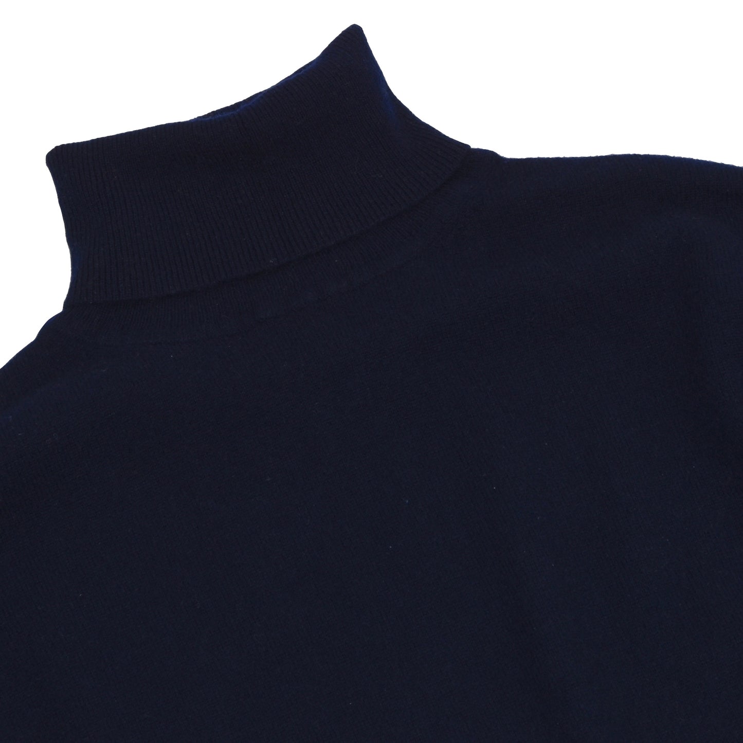 Anonymer Rollkragenpullover aus 100 % Kaschmir Größe XL - Marineblau